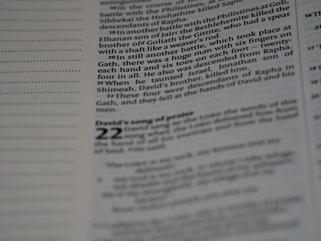 Close-up view of organised business documents and records